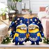 1Pc Christmas Minions Celebration Rug Office Carpet Indoor Outdoor Doormat Nonslip Soft And Comfortable Living Room Christmas Halloween Gift D91853