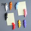Metal Surface Accessory 1/8Pcs 3D Dragon Refrigerator Magnet, Articulated Magnetic Decoration, Cartoon Magnet Memo Note Photo Holder for Fridge
