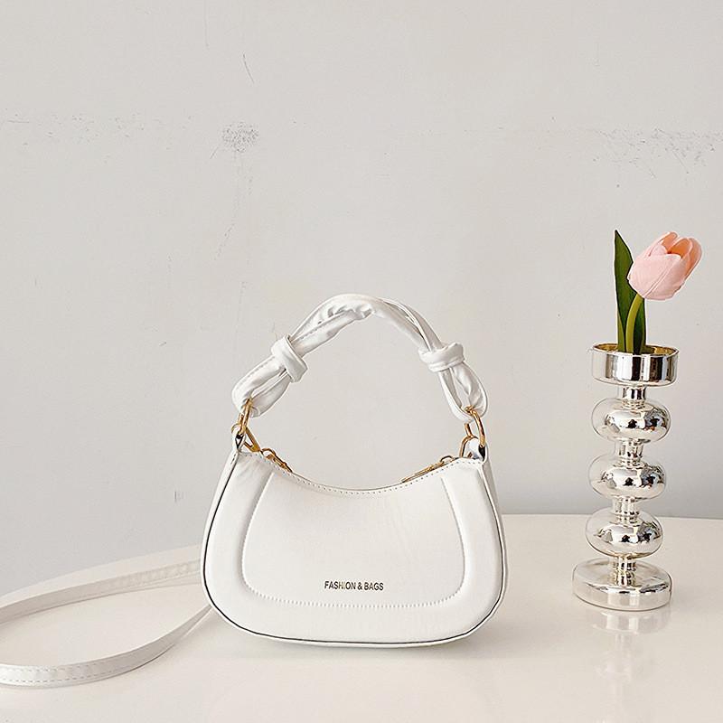 Trendy Urban Chic Pu Leather Small Bag For Women With Fashionable Fur Pom-pom бежевый