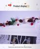 Christmas Pine Cone LED String Lights: Festive Holiday Rattan Bells for Yard & Hanging Decor.