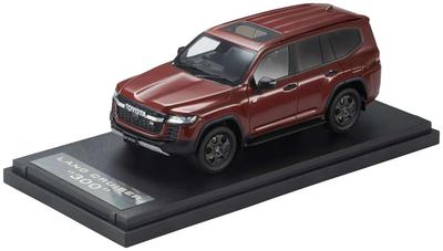 MARK43 Toyota Land Cruiser GR SPORT Donkerrood Mica Metallic Afgewerkt Product PM43153BR 1/43 (JA300W)
