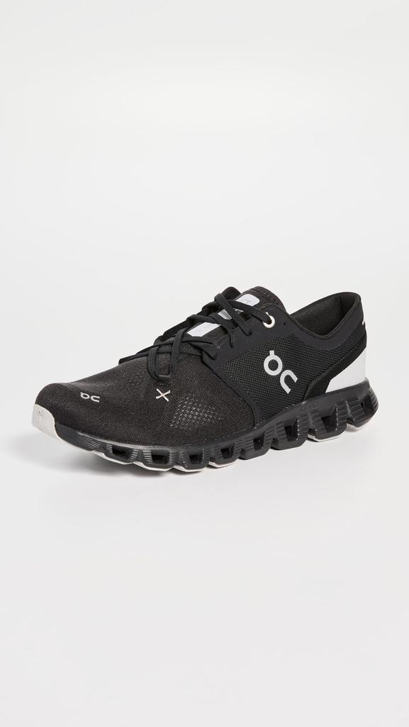 On Cloud X 3 Running Size cm Shoes, Men's, Black, 28.0