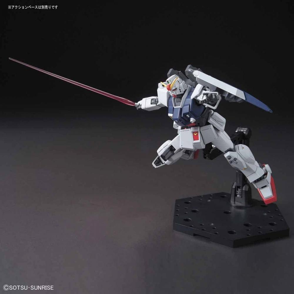 HGUC Mobile Suit Gundam 08th MS Platoon Ground Type Gundam 1144 Maßstab, farbcodiertes Plastikmodell