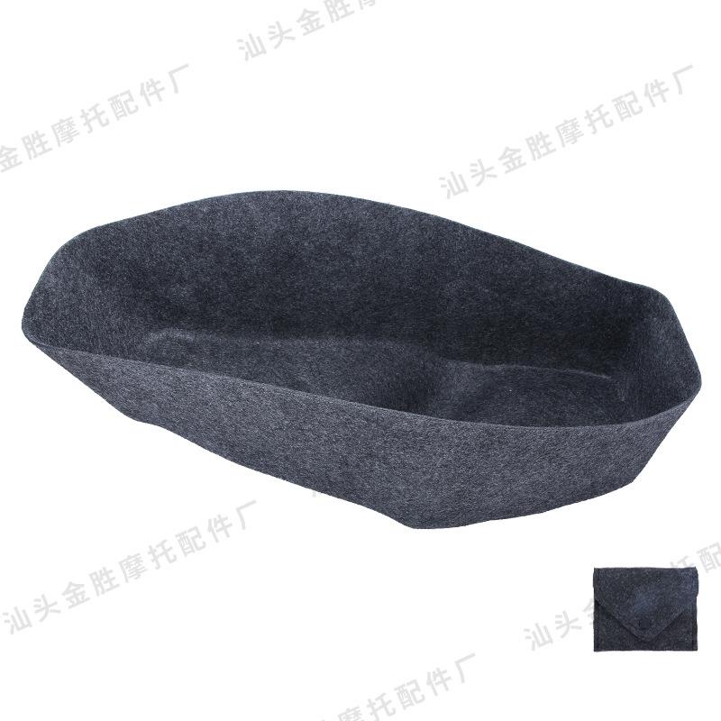 Honda PCX160 Seat Bucket Pad: Ultra-thin 3D Flocked Felt Motorcycle Cushion