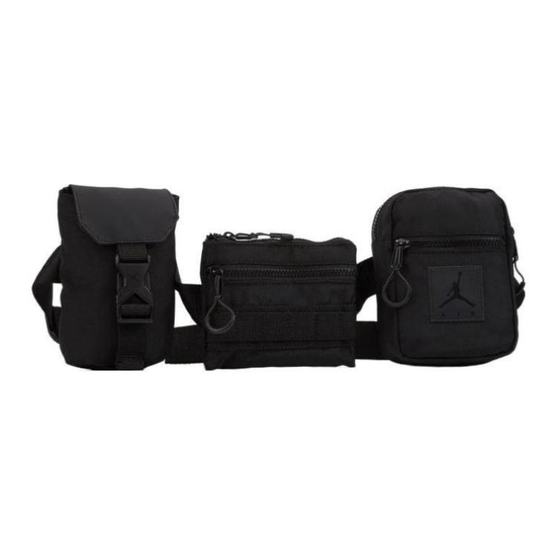 

Jordan Nylon One Shoulder Crossbody Fanny Pack Regular Unisex Jet Black Jordan JD2013016GS-001