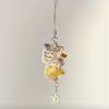 Jellyfish Star Lucky Leaf Wind Chime Keychain & Phone Lanyard Pendant
