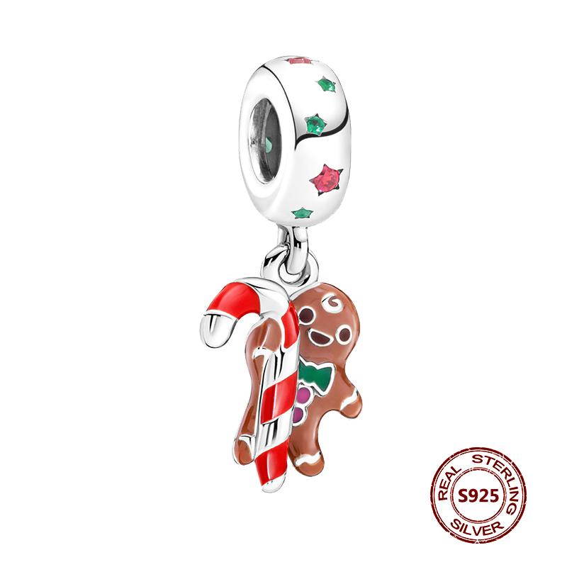 Charms camaleonte adatti a braccialetti originali alla moda in argento 925 con zircone, perlina a forma di polpo e tartaruga, ciondolo a forma di farfalla e lucciola, fai da te per realizzare gioielli