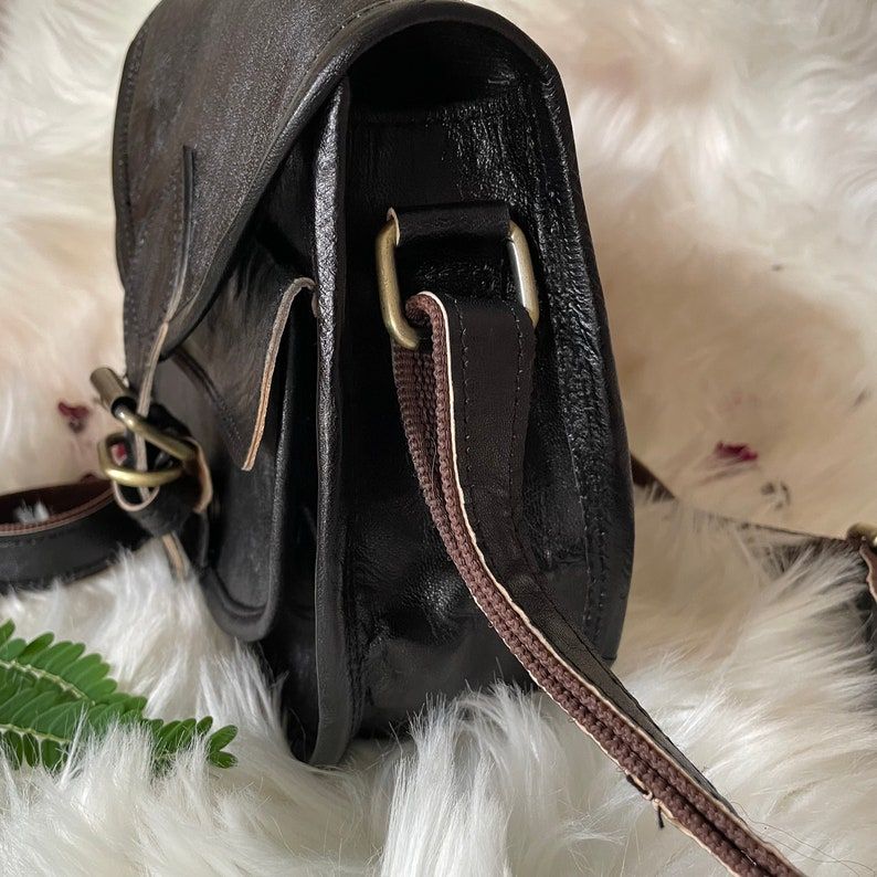 Leather Saddle Bag Christmas Gift Crossbody Bags Women Purses And Bags Halloween Gift Leather Purse Women Cross Body
