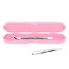 Needle Storage Box r Spoon Toothbrush Buty Tools Storage Case Containers Pink
