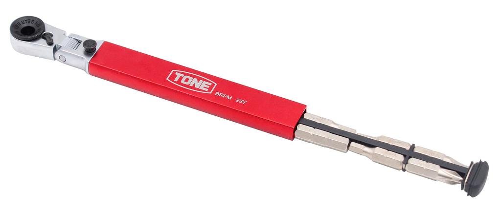 Tone BRFM6S Swing Bit Ratchet Set with Bit 7 Pieces Magazine, 6.35mm Width,