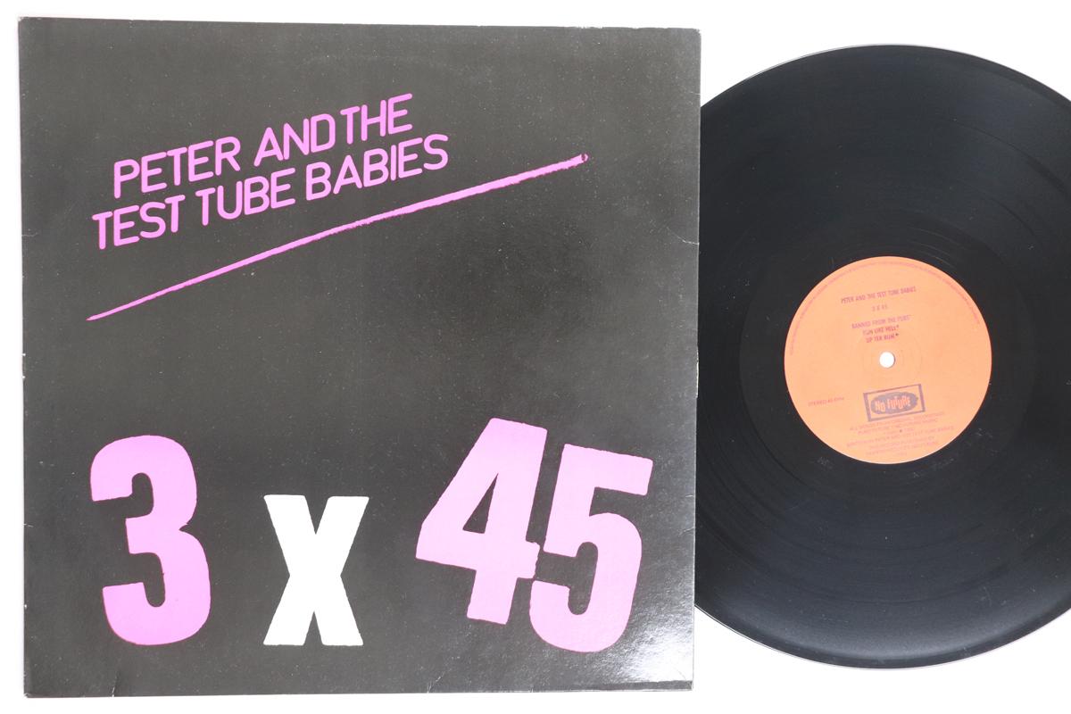 Виниловая пластинка PETER  THE TEST TUBE BABIES  3 X 45 NOFEARS1 TRAPPER 1983 Великобритания Рок Б/у
