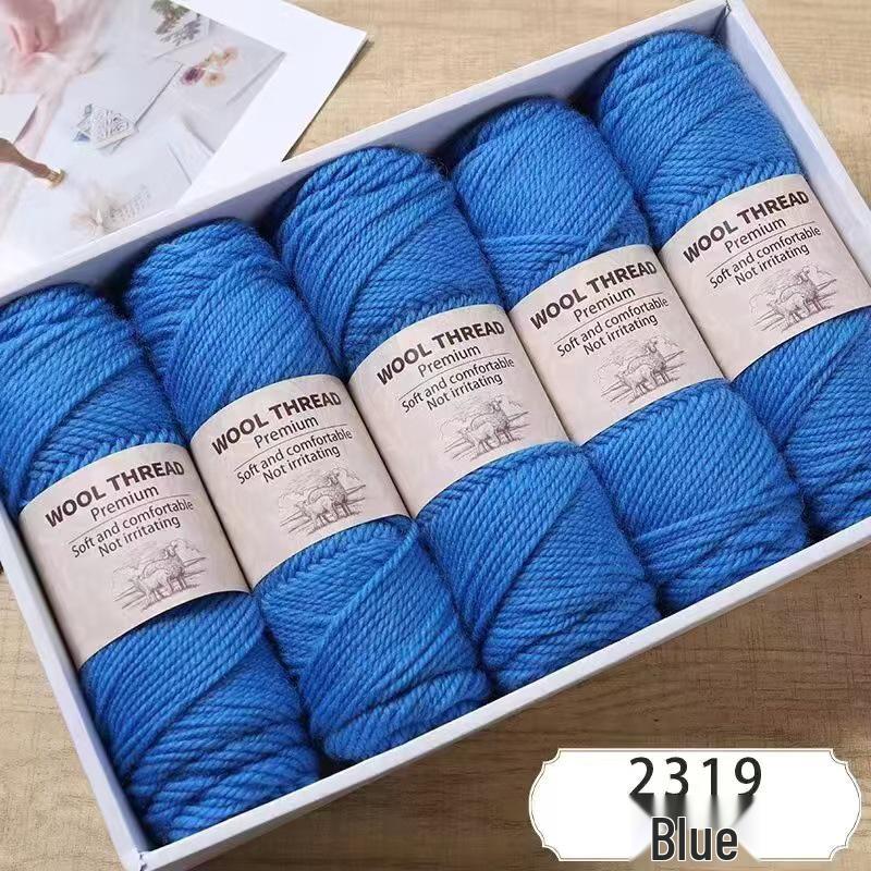 Soft Alpaca Wool Chunky Yarn for Hand Knitting Sweaters, Scarves, and Hats