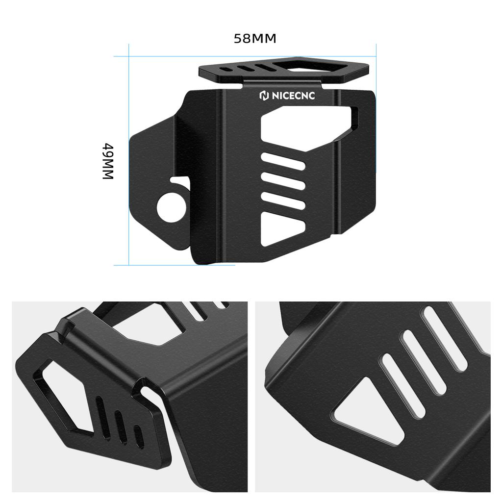 Motorcycle Rear Brake Reservoir Guard Cover for Harley Sportster S RH1250S 2021-2024 Sportster S Rear Brake Oil Cup Protector