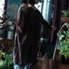 Dream Jiangnan Ethnic Style Loose Fit Ramie Sun Protection Shirt Robe