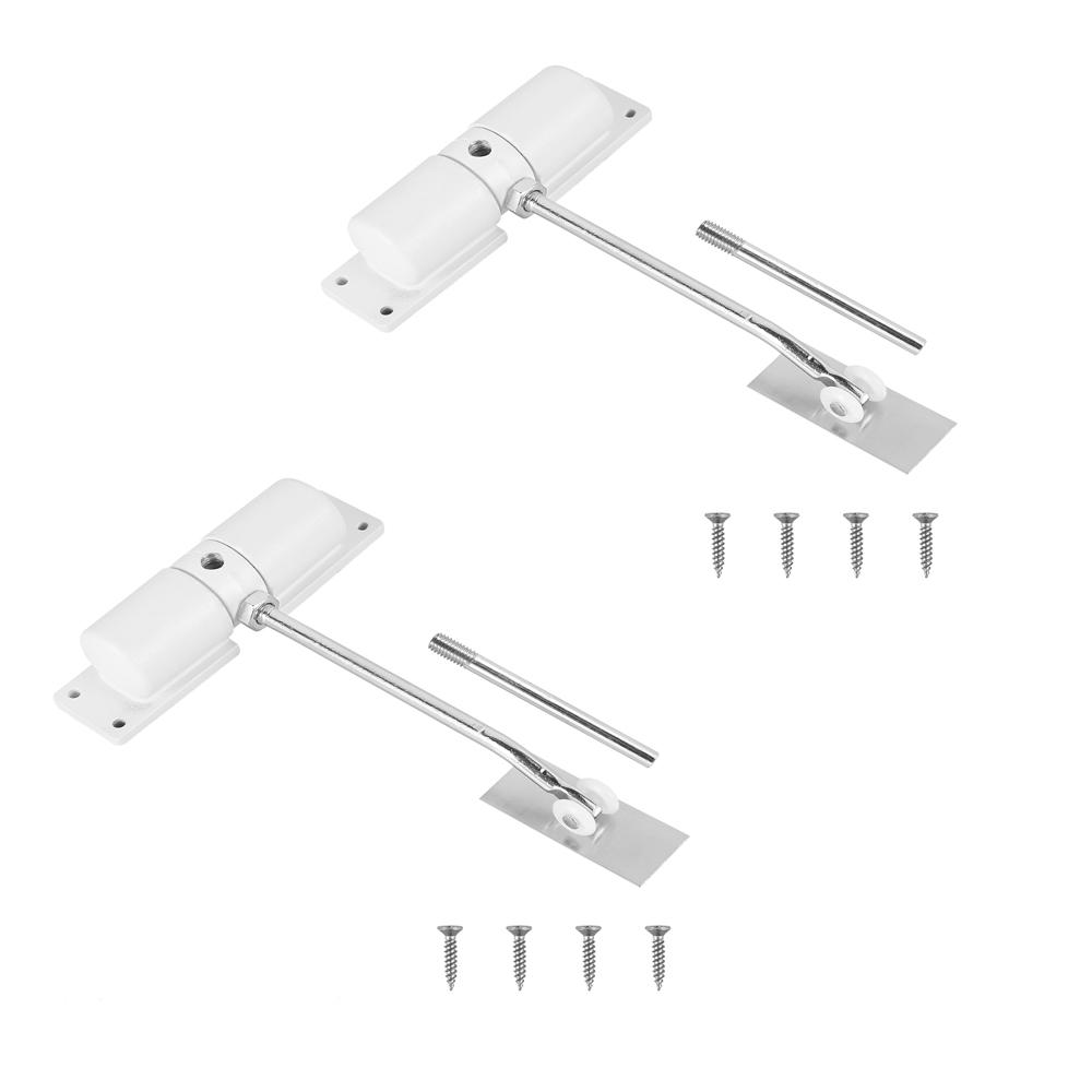 Automatic Door Closer Metal Safety Spring Door Closer Spring Adjustable Closer Durable Convert Hinged Door to Self-Closing Door