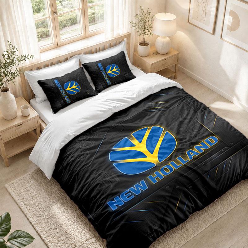 Bedding Set 1 Duvet Cover 2 Pillowcases New Holland Print Bedroom Home Decoration