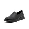 Comfortable Mom's Genuine Leather Flat Shoes - Soft Sole, Lightweight, Classic Design for Middle-Aged and Elderly Women