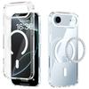 For iPhone Air Case Compatible with MagSafe Anti Scratch Clear TPU PC Phone Back Cover