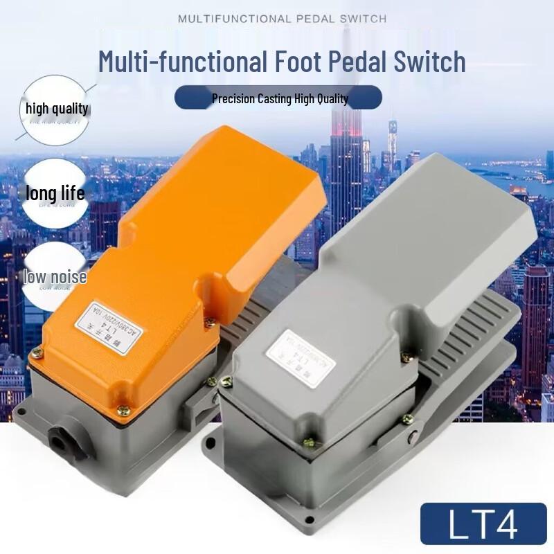 LT4 Self-Resetting Foot Pedal Switch