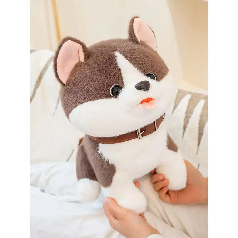 25/35cm Glückshund Puppe Stofftier Plüschtier Handgemachte Puppe Cartoon Anime Niedliches Kissen Kissen Lustiges Kindergeburtstagsgeschenk Puppe