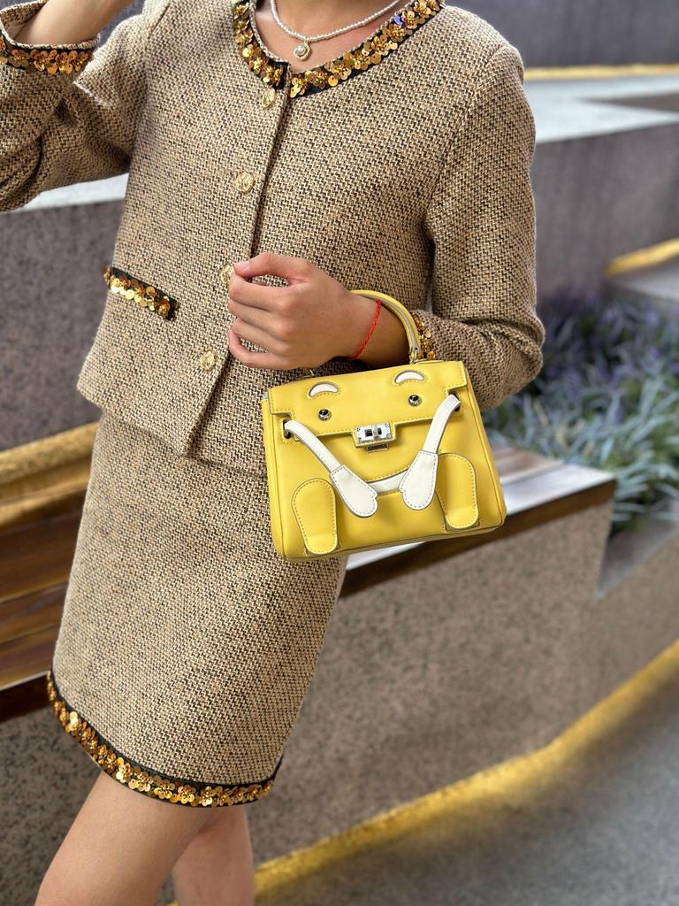 2025 Millennial Smiley Face Mini Handbag - Cute & Exquisite High-End Design for Women