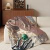 Anime V-Violet E-Evergarden Throw Flannel Throw Blanket, Lightweight Cozy, Durable Washable Cute Cool