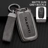 AAAJC1 Suitable for Skoda Superb 2 3 A7 car keychain zinc alloy key bag high-end genuine leather car key shell auto accessories
