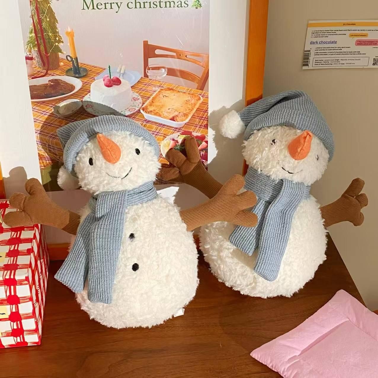 

Cute Sami Snowman Plush Soft Toy Pillow for Home Décor & Christmas Gift 20cm