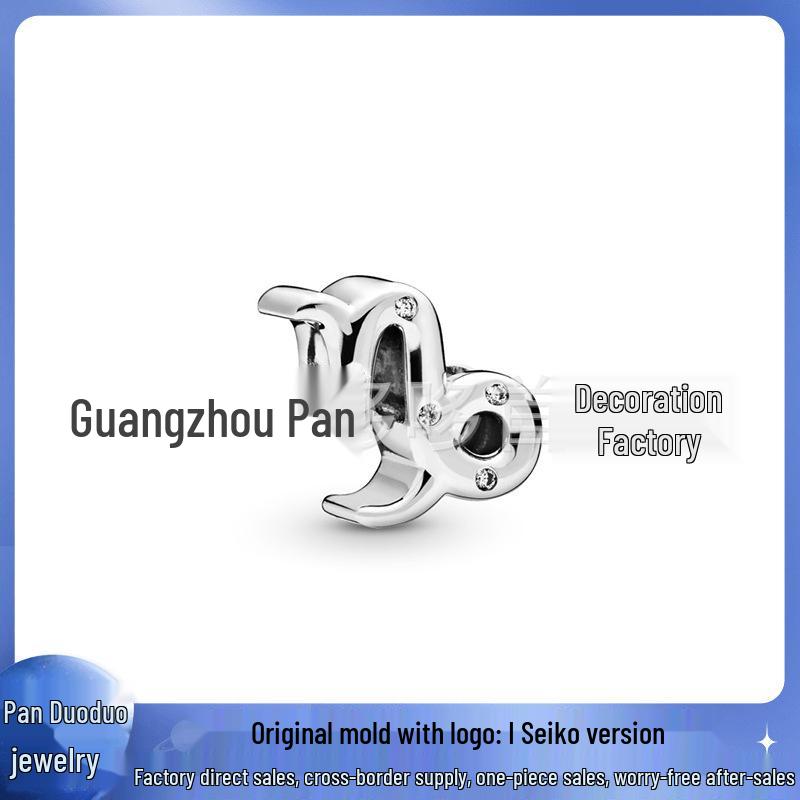 Panjia Versilberte Sternbild-Perlenanhänger für DIY-Zubehör