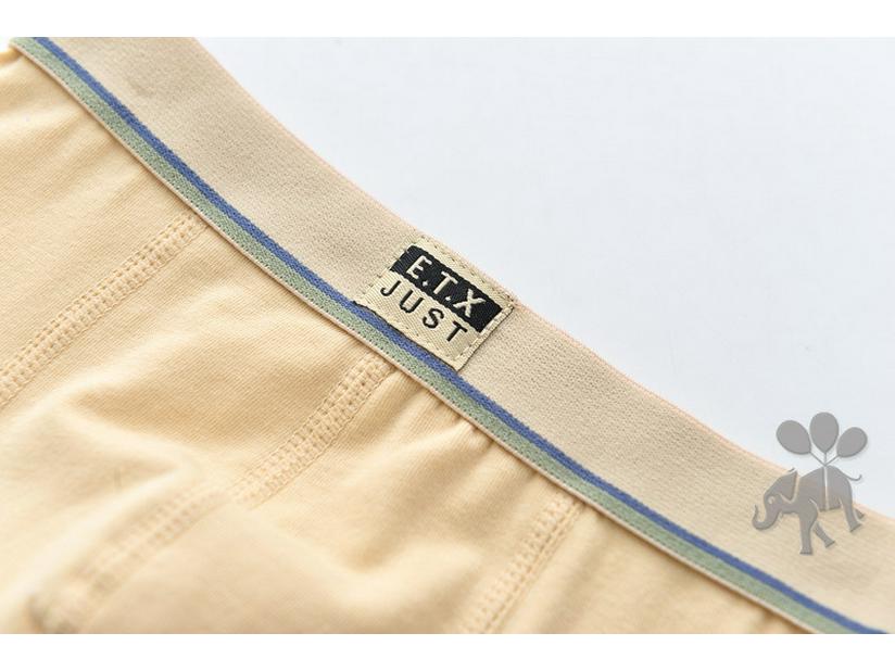 ETX Boys' Mid-Waist Boxer Briefs - Class A, Solid Color, Baby To Big Kids, Comfortable Four-Corner Shorts