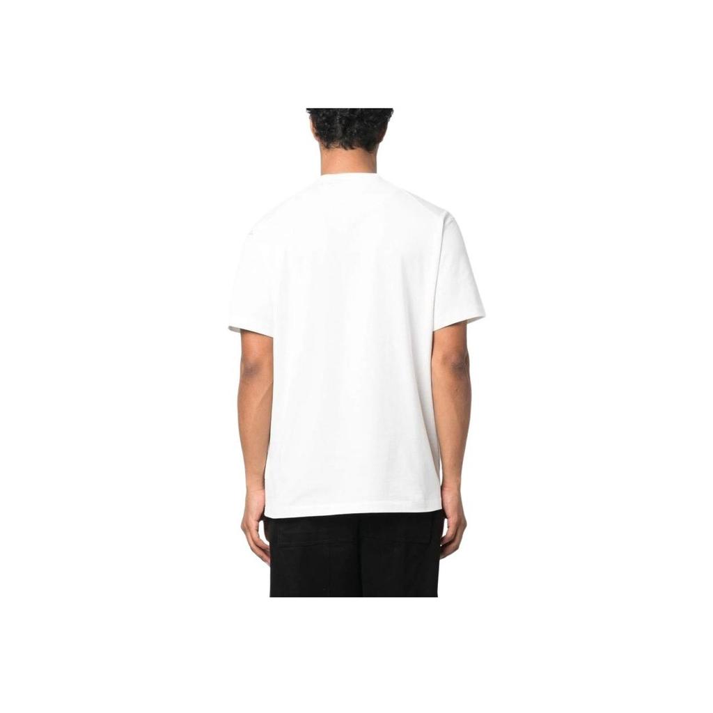 Y-3 FW22 Solid Color Crew Neck Pullover Short Sleeve T-Shirt Unisex Tops White IB4787