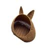 Songhong Washable Cat Ear Semi-Enclosed Pet Bed