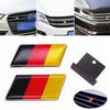 Universal Car Sticker German Flag Emblem Badge Emblem Deutsch Bumper Front Decoration Grille Auto Decal For Benz VW Golf