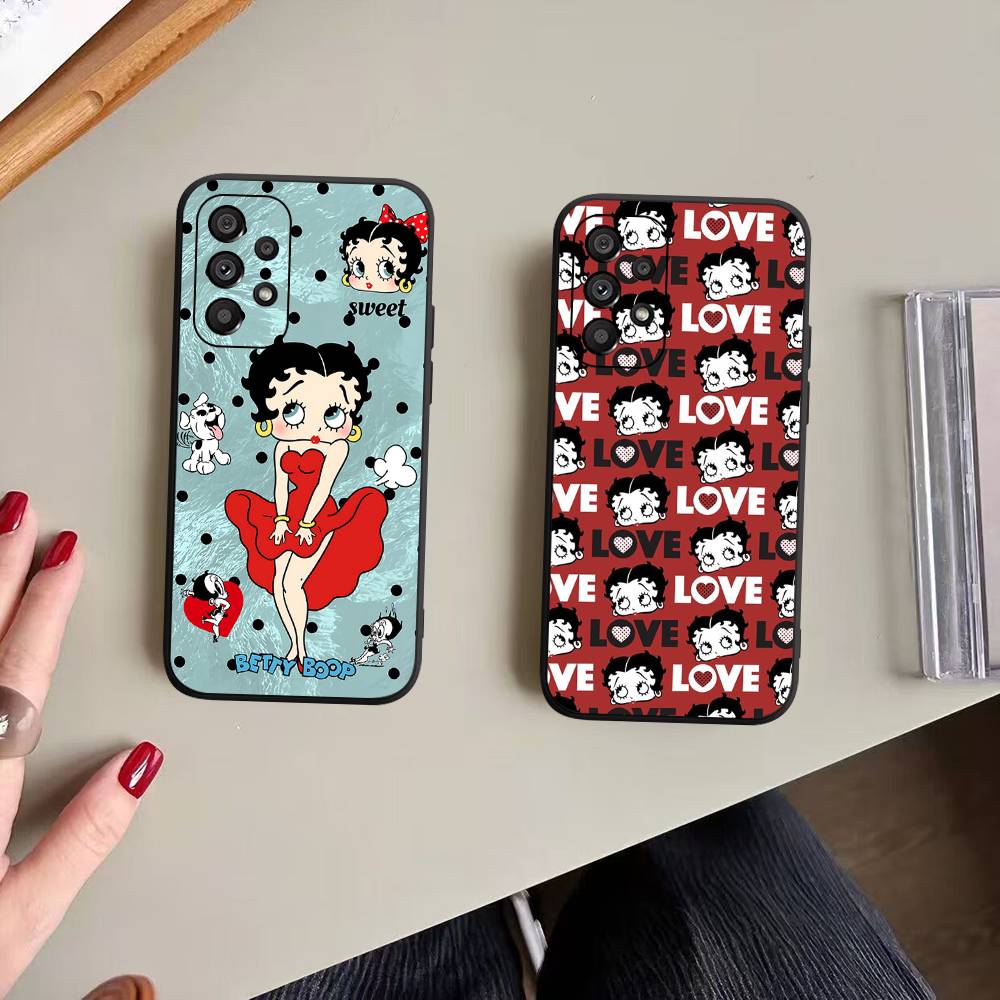 B-Betty-Cute-B-Boop Anime Phone Case For Samsung A 52 53 21 32 13 12 71 31 51 40 72 73 70 22 42 50 30 20 21 Shell