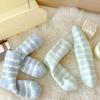 6Pairs Plush Thicken Velvet Socks Patchwork Sleeping Socks Warm Coral Fleece Socks  Girls
