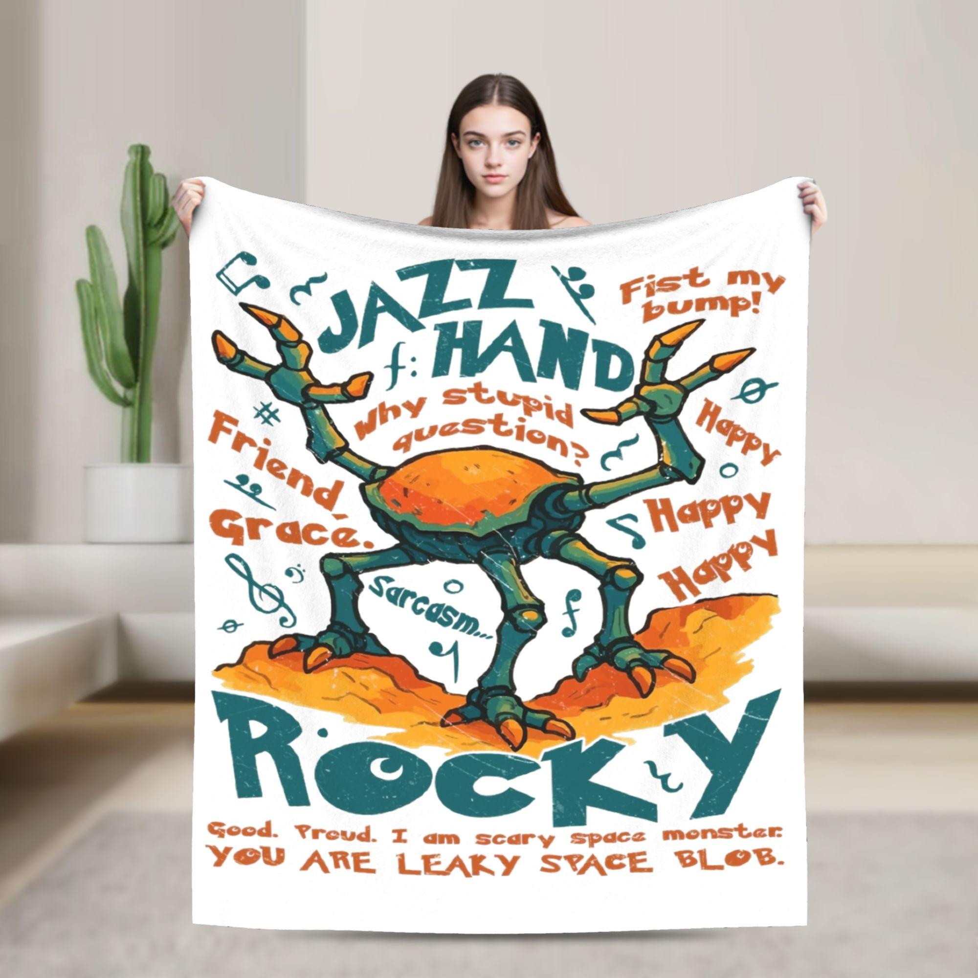

Project Hail Mary Survived the Astrophage Crisis Fashion Blanket Fuzzy Novelty Soft Throw Fashion Blankets for Bed Sofa Textile Decor Offic 75x90cm