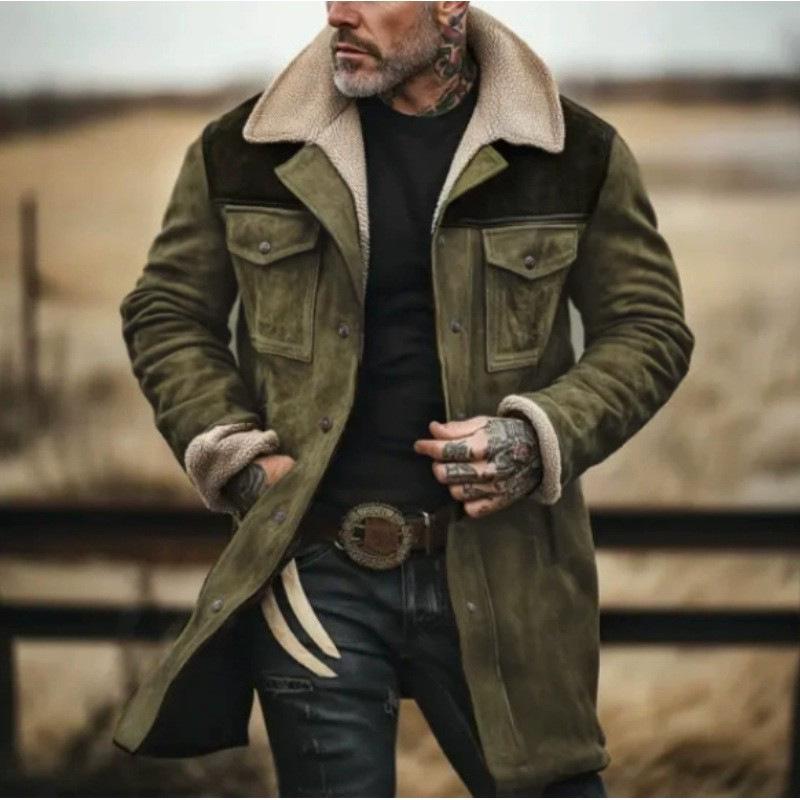 American Style Men's Retro Warm Jacket - 2025 Autumn/Winter Collection