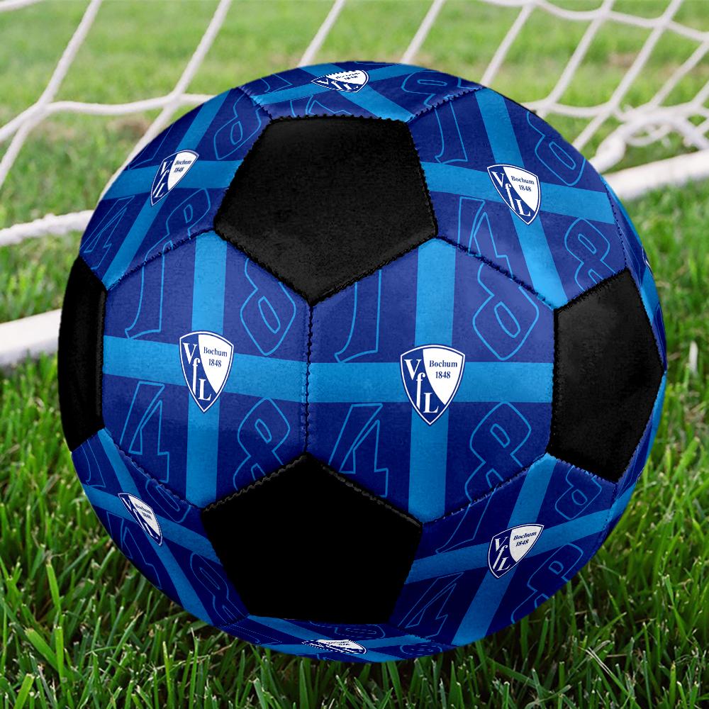 VfL Bochum 1848 Indoor Soccer Ball Colorful Machine Stitched PVC Size 5 Team Training Competition Ready Durable High-Bounce Cool Sports Gift