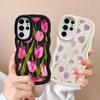 Simple Flower Case for Samsung Galaxy A26 S23 Plus S21 A25 S20 FE S24 S22 Ultra S25 Soft Phone Cover A54 A36 A34 A24 A35 A55