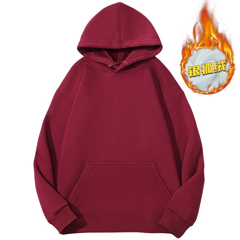 500g Earth Tones Heavyweight Spring Hoodie - Japanese Retro Unisex Casual Sweatshirt