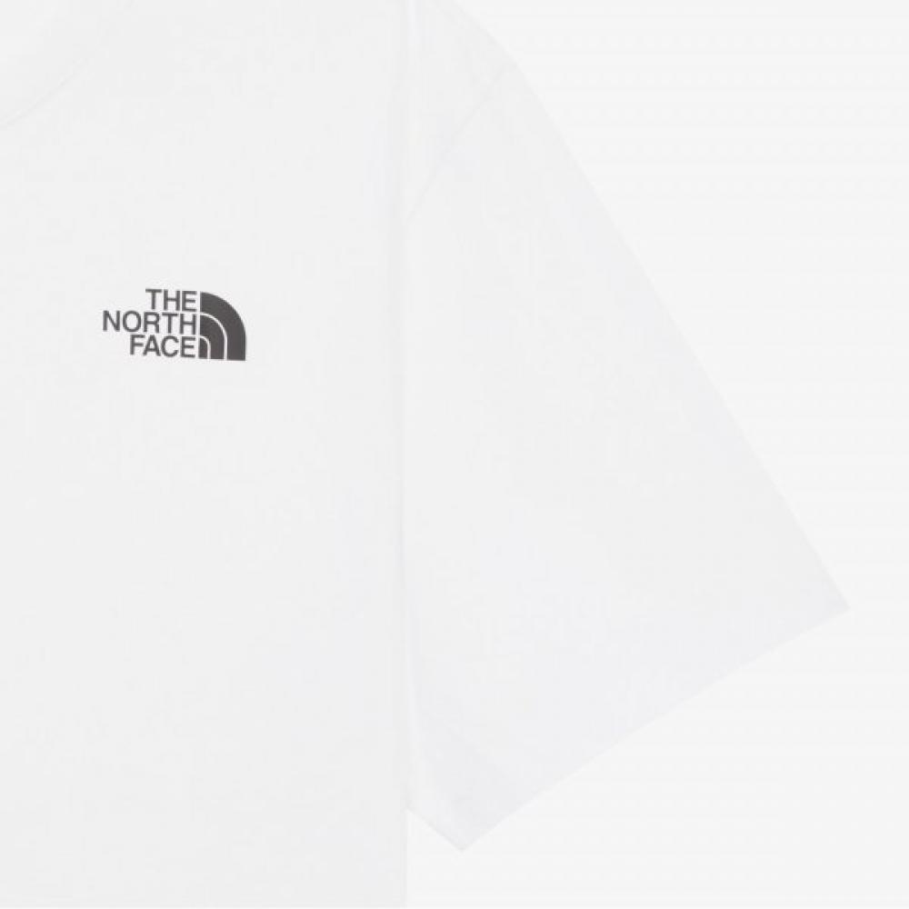 The North Face Men S baSic ShorT Sleeve T ShirT whiTe nT7ur08b