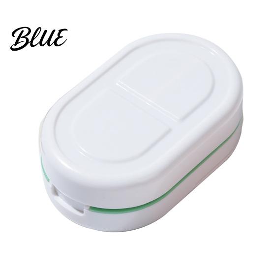 Daily Pills Organizer with Blade Pill Cutter Splitter Moisture-Proof Separate