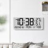Creative Multifunctional LCD Wall Clock – Modern Large Screen Alarm Clock for Living Room