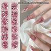 Xiaomi Color Mix 3D Flat Nail Rhinestones Charms 12 Grids Crystal Nail Art Mini Glitter Diamonds Christmas DIY Nail Art Accessories