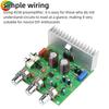 Dual Channel 2.0 Channel TAC 12-15V DA7265 High Fidelity HiFi Amplifier Board 4558 Preamplifier Amplifier Module 40W+40W