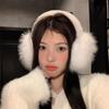 White Earmuffs for Women, Cute In Autumn and Winter, Plush Ear Covers, Casual and Comfortable, Breathable Ear Protectors, Warm and Thickened Earmuffs.