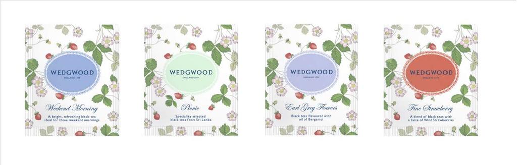 Wedgwood Wild Strawberry Tea Bags (9 Tea Bags) - Small Gift, Souvenir, Tea Gift
