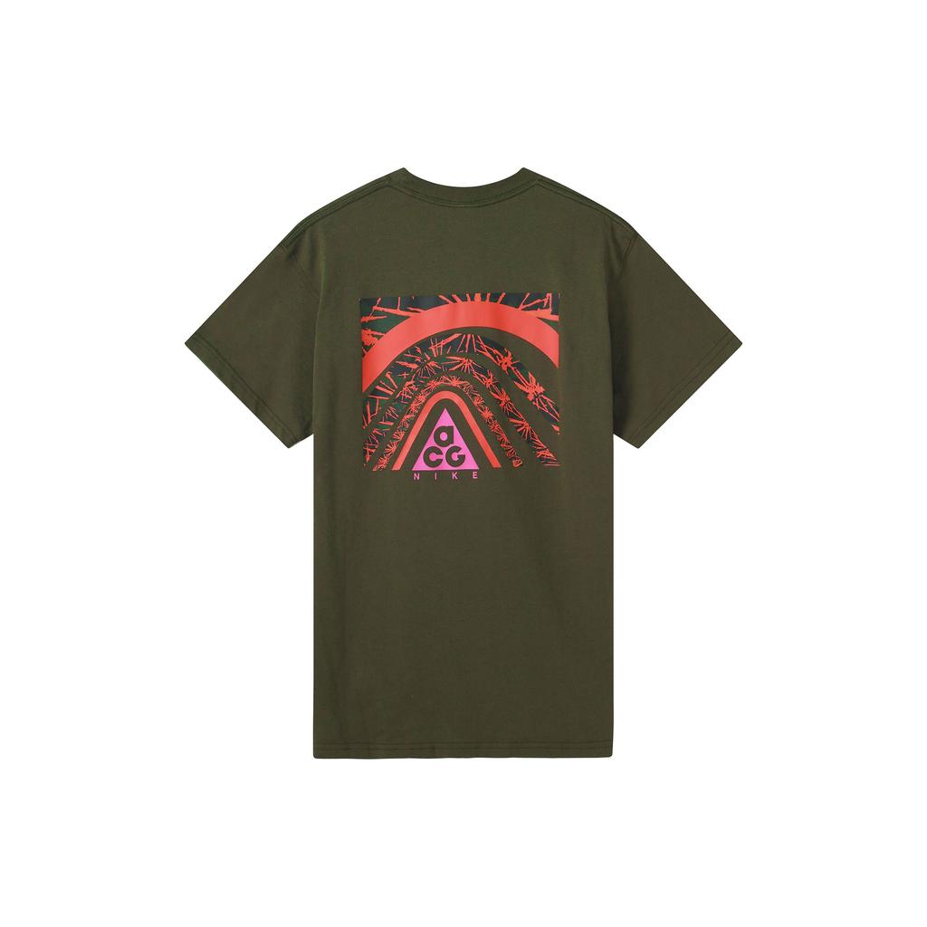 Nike ACG Short Sleeve Sports Tee Men Tops Army-Green CT4169-325