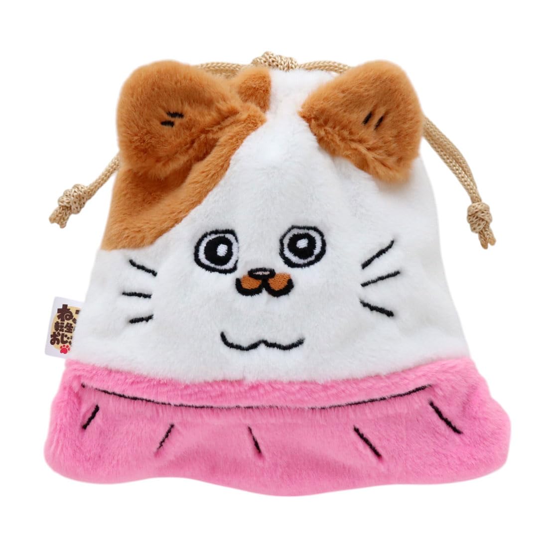 

[The Old Man Who Reincarnated as a Cat] Drawstring Bag, Tepu-chan (Ivory) 001494-0002-01