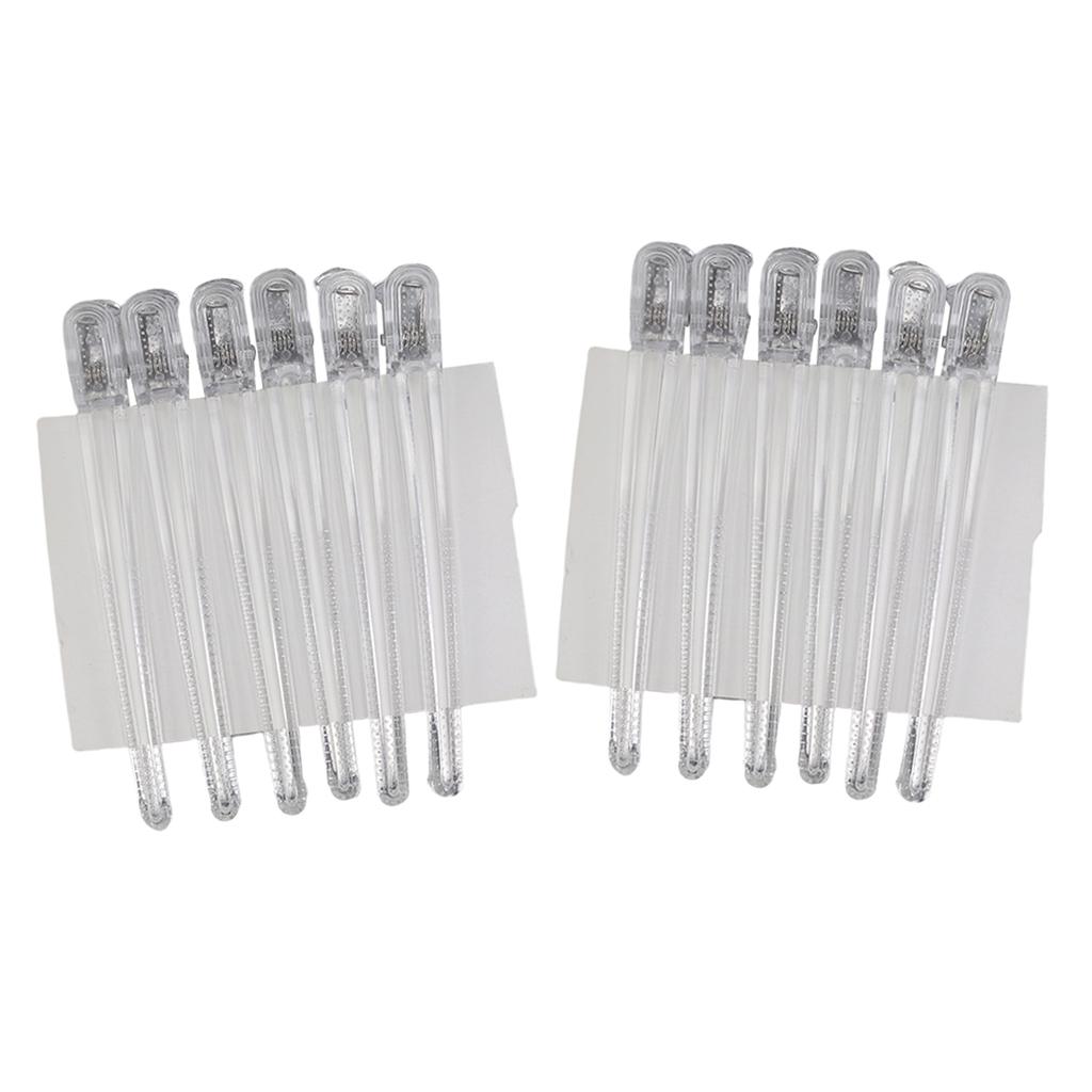 10Pieces Hair Clips Hairdressing Sectioning Clamps Salon Section Clips Grip